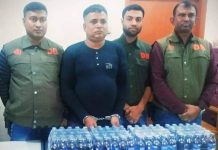 কুমিল্লার কুখ্যাত মাদক কারবারি নূরু বিডিআর আটক, ২০০বোতল ফেনসিডিল উদ্ধার