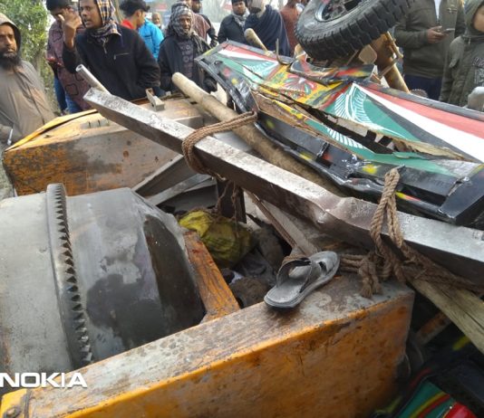 কাশিয়ানীতে বাস-নসিমন সংঘর্ষে নিহত বেড়ে ৫