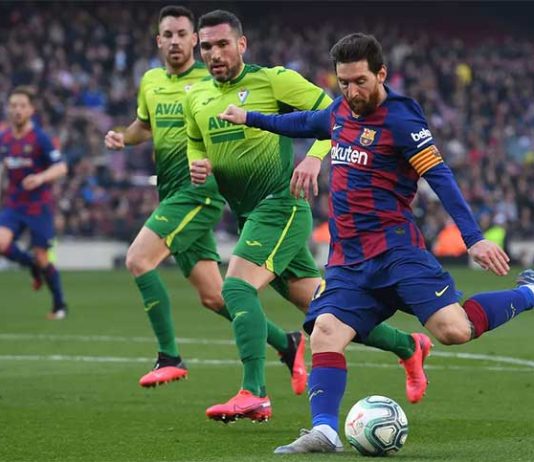 মেসির ৪ গোলে অনবদ্য জয় বার্সার