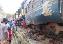 চবি শাটলের সঙ্গে মালবাহী ট্রেনের মুখোমুখি সংঘর্ষ