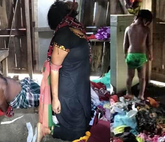 স্বামী স্ত্রী ও তাদের শিশু সন্তানের ঝুলন্ত লাশ পাওয়া গেছে