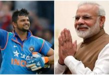 সুরেশ রায়নাকেও মোদির চিঠি