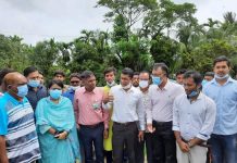 মুজিব শতবার্ষিকী উপলক্ষে নোয়াখালীতে জেলা প্রশাসকের এক হাজার তাল গাছের চারা রোপণ উদ্বোধন।