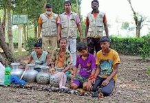 চুনারুঘাট উপজেলার চান্দপুর চা-বাগানে ভ্রাম্যমান আদালত পরিচালনা করে ৩২ টি পাখি উদ্ভার।