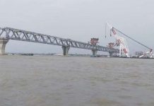 আজ বসছে পদ্মা সেতুর ৩৪তম স্প্যান