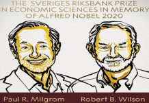 অর্থনীতিতে নোবেল পেলেন পল আর মিলগ্রোম ও রবার্ট বি উইলসন