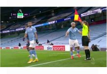 নারী রেফারির গায়ে হাত দিলেন আগুয়েরো!