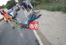 অফিস শেষ করে বাসায় ফেরার পথে মিরপুর বেড়িবাঁধে ট্রাকের চাপায় সাইকেল আরোহী নিহত।