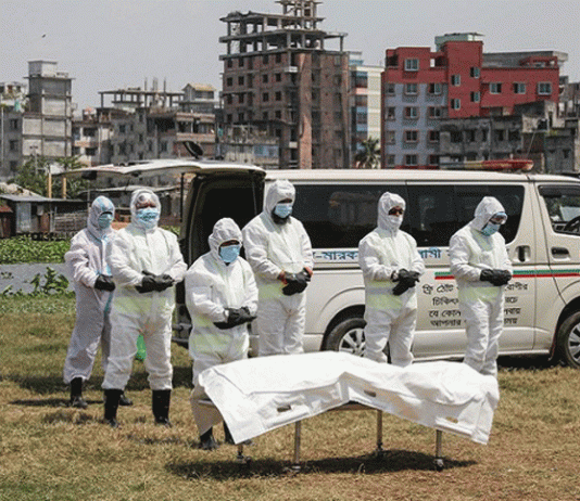 দেশে করোনায় মৃত্যু ও আক্রান্ত বেড়েছে- মৃত্যু ২৫, শনাক্ত ১৬৮৩