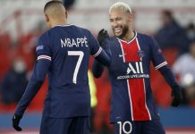 নেইমারের হ্যাটট্রিক, এমবাপ্পের ২; গ্রুপ চ্যাম্পিয়ন পিএসজি