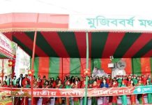 একযোগে লাখো কন্ঠে জাতীয় সংগীত পরিবেশন সহ নানা আয়োজনের মধ্য দিয়ে ফরিদপুরে মহান বিজয় দিবস পালিত