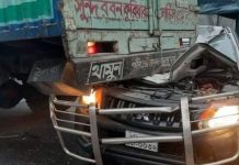 মধুখালী পৌরসভা নির্বাচনের দায়িত্ব পালনের উদ্দেশ্যে যাওয়ার পথে সড়ক দুর্ঘটনায় আহত ৩।