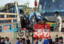 ব্রাহ্মণবাড়িয়ায় পিকআপের সঙ্গে বাসের সংঘর্ষ, ২০ পুলিশ আহত