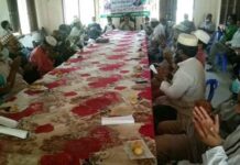 সরকারী প্রঙ্গাপন লকডাউন বাস্তবায়নে চুনারুঘাট আহাম্মদাবাদ ইউনিয়নে ইমামদের সাথে মতবিনিময় সভা