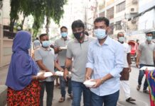 বিডিএইড এর পক্ষ থেকে মাস ব্যাপি প্রতিদিন ২০০ অসহায়ের মাঝে ইফতার বিতরন