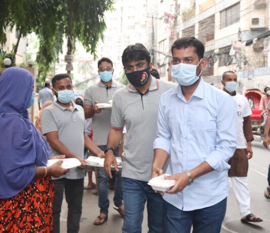 বিডিএইড এর পক্ষ থেকে মাস ব্যাপি প্রতিদিন ২০০ অসহায়ের মাঝে ইফতার বিতরন