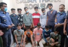 বগুড়ায় ছিনতাইকারী সন্দেহে ১১ জন গ্রেপ্তার!