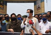 মুনিয়া হত্যার মানববন্ধনে আসামির শাস্তি দাবি করলেন এমপি বাহার