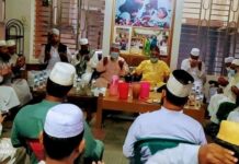 মাদ্রাসার অধ্যক্ষদের নিয়ে প্রয়াত মতিন খসরুর আত্মার মাগফিরাতে সাজ্জাদ হোসেনের মিলাদ ও দোয়া