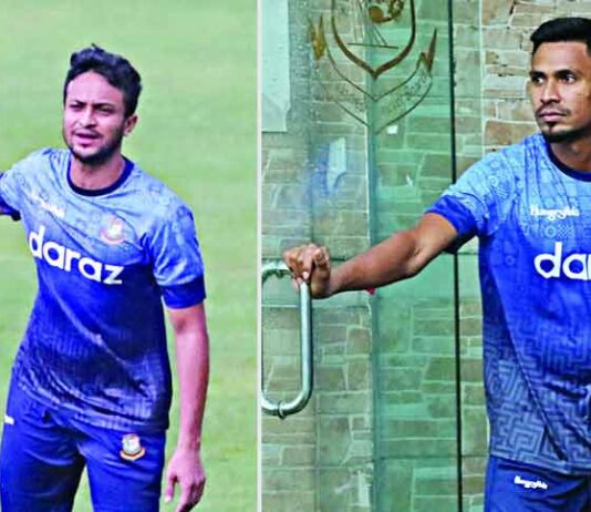 অবশেষে দলের সঙ্গে সাকিব-মুস্তাফিজ