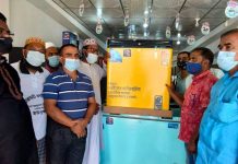 চুনারুঘাটে মাদ্রাসায় ফ্রিজ দান করলেন সেলিম আহমেদ