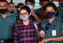 ১৪ দিন কোয়ারেন্টিনে থাকবে পরীমনি, পরে সাধারণ বন্দিদের সঙ্গে