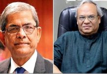 বিচারপতি মানিকের ওপর হামলা, ফখরুল-রিজভীর বিরুদ্ধে মামলা