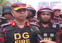 নিউ সুপার মার্কেটের আগুন নিয়ন্ত্রণে: ফায়ার সার্ভিস