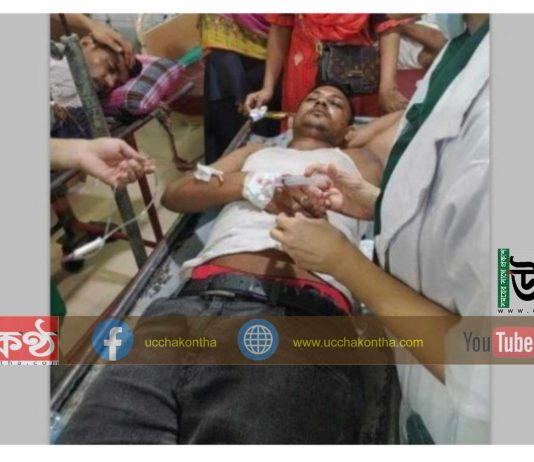 ঢাকা সাংবাদিক ইউনিয়ন এর নির্বাহী সদস্য রাজু আহমেদের উপর সন্ত্রাসী হামলা